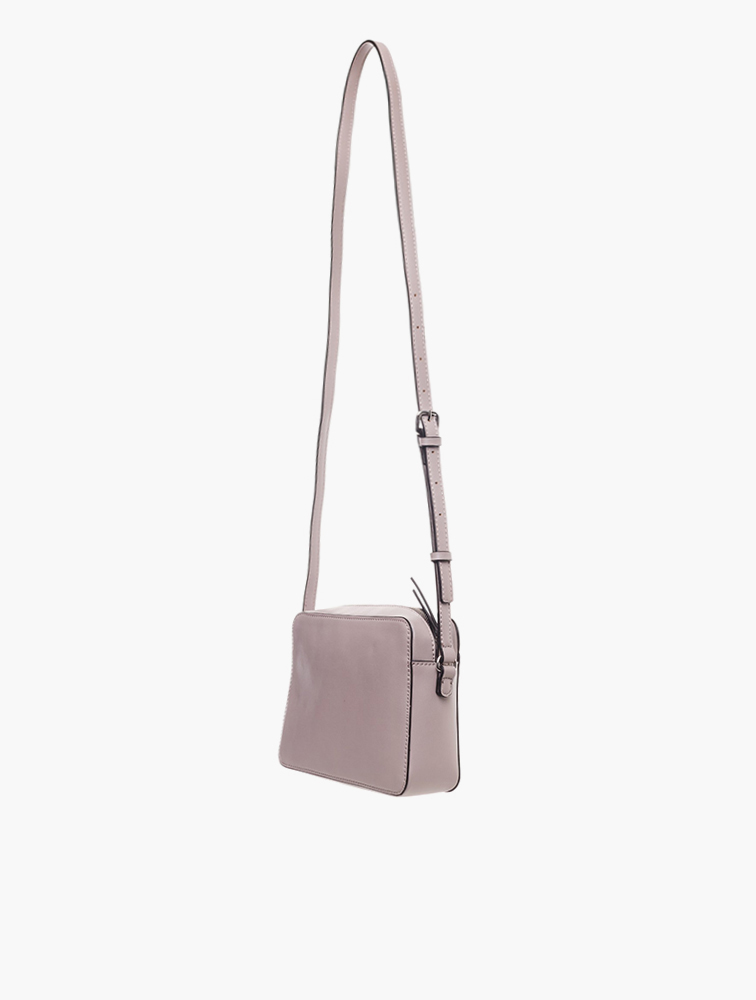 MyRunway | Shop GUESS Lilac Mcclain Mini Camera Crossbody Bag for